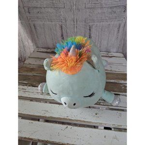 Rainbow unicorn horse pillow plush stuffed squisha